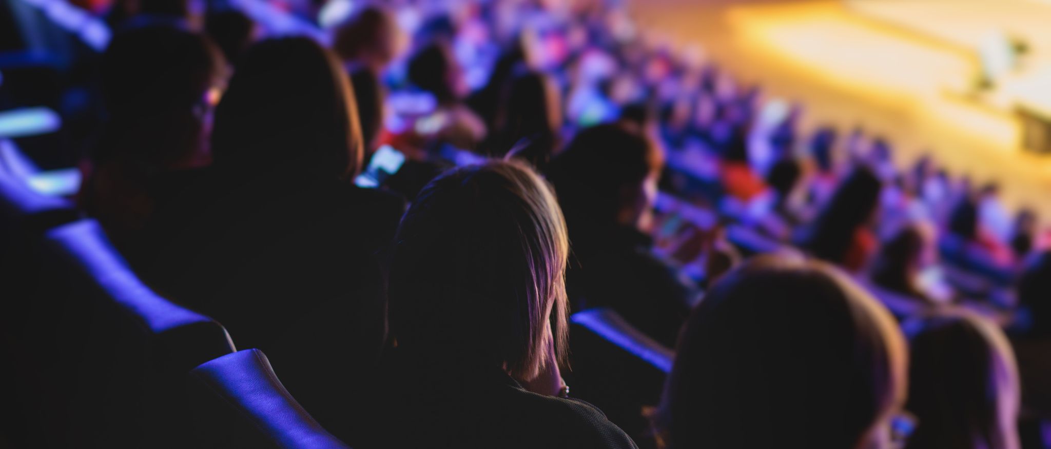 People attending a congress event