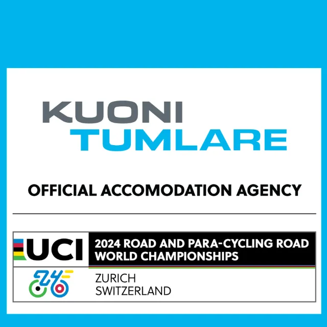Kuoni Tumlare and LOC Zurich 2024 launch hotel booking platform for UCI Road and Para-cycling Road World Championships
