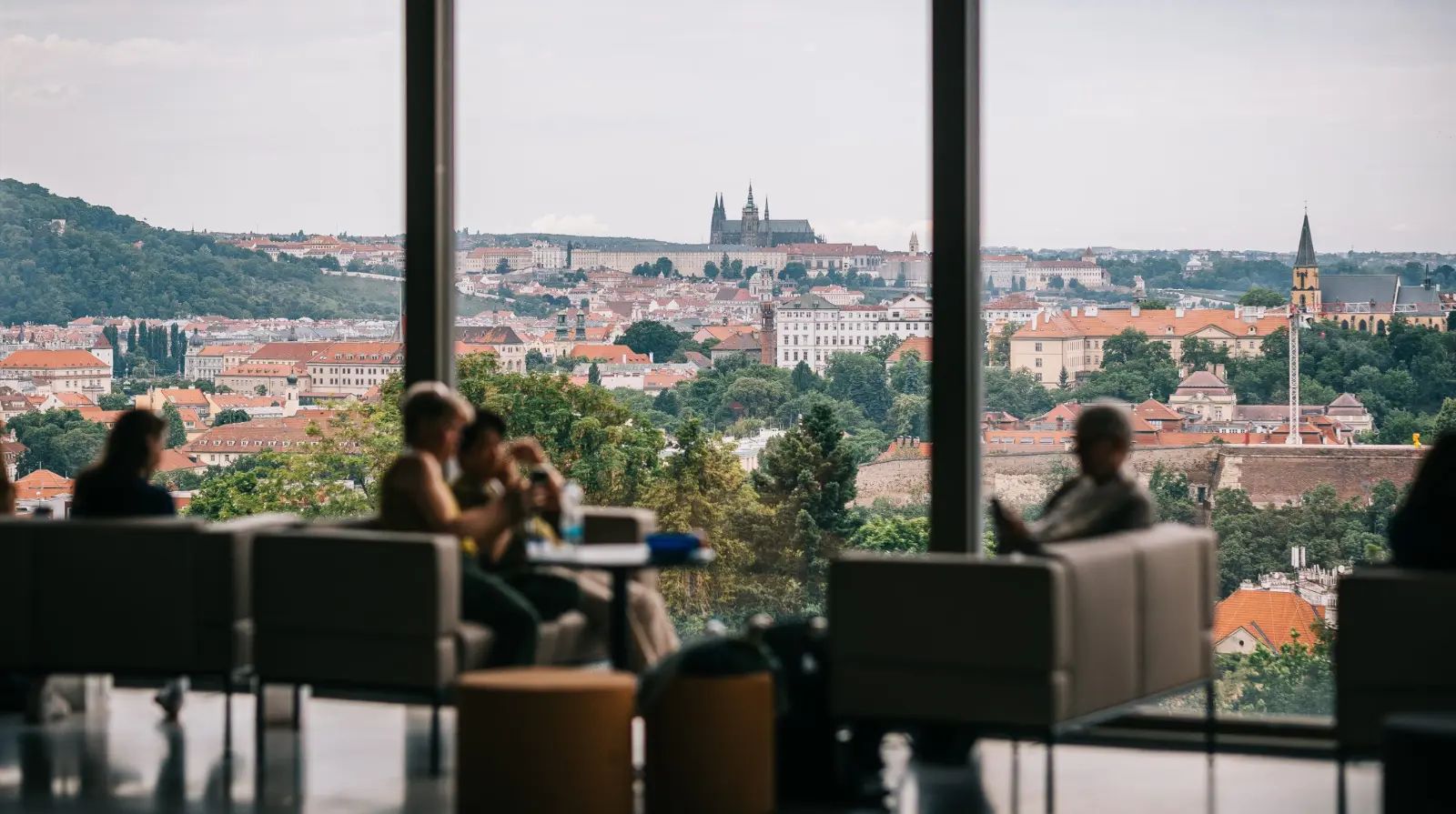 View of Prague from the congress venue during the EMDR Europe Research & Practice Conference 2025