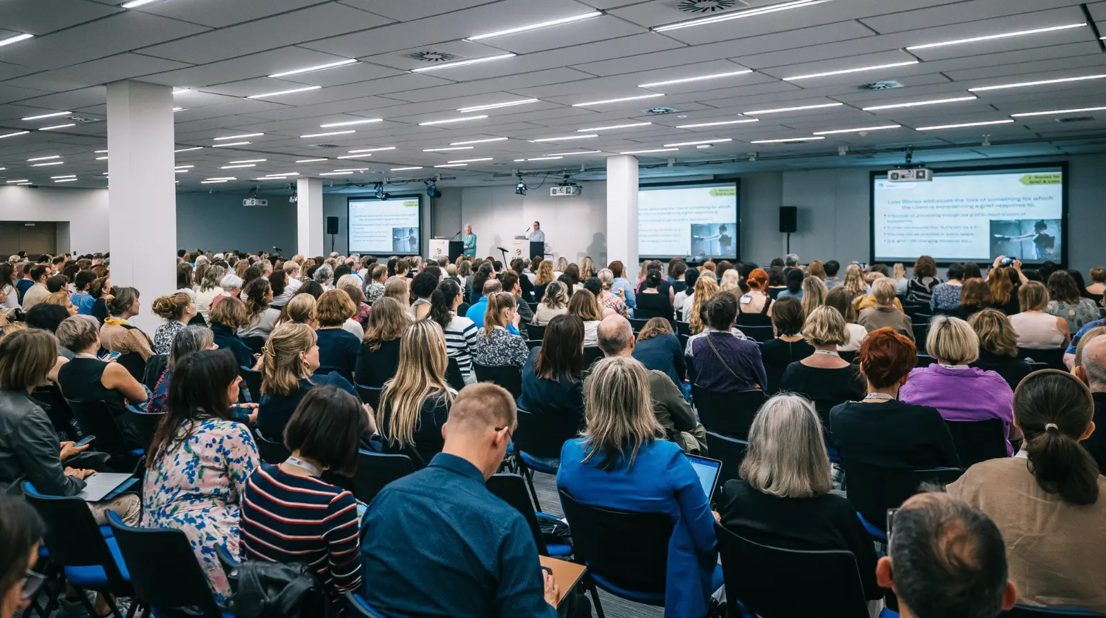 Delegates seated in a breakout session at the EMDR Europe Research & Practice Conference 2025